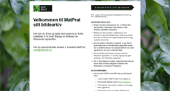 Desktop Screenshot of matbilder.no